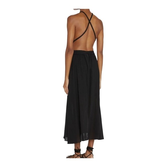 Alice + Olivia faith open back Linen Blend Greek Goodness dress - Picture 2 of 7